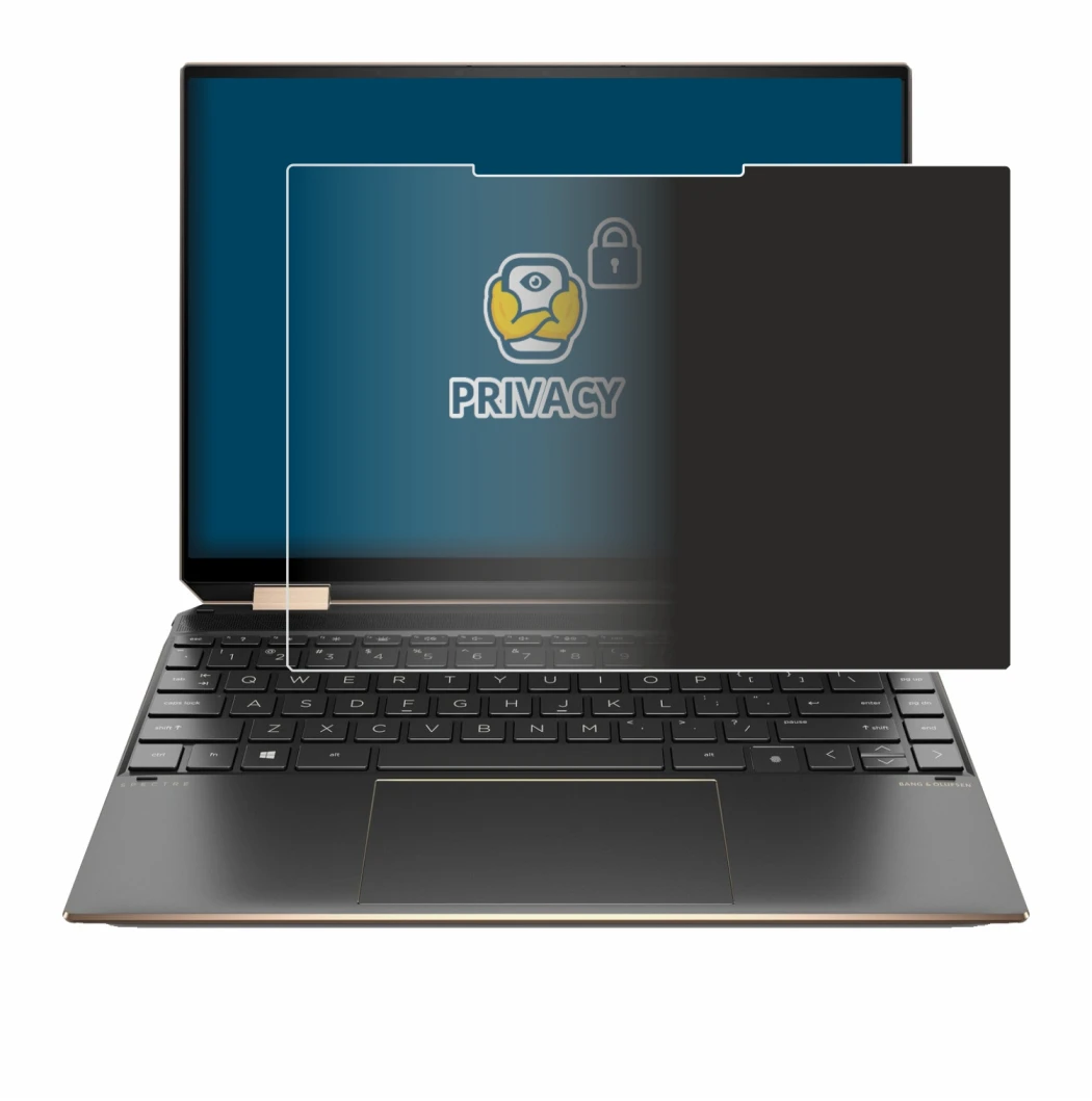 Image of the device HP Spectre x360 (14-eX) 2021 with a wide variety of screen protectors.