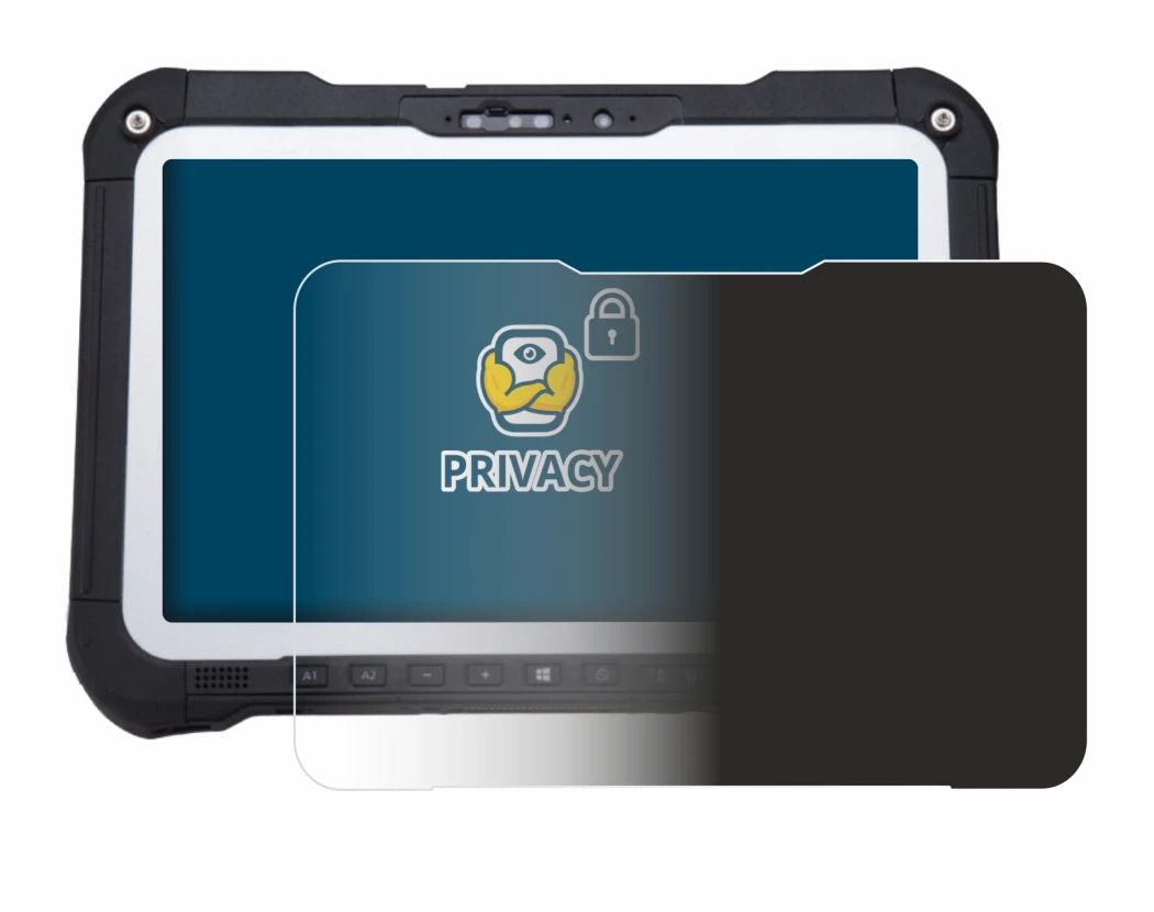 Image of the device Panasonic Toughbook FZ-G2 with a wide variety of screen protectors.