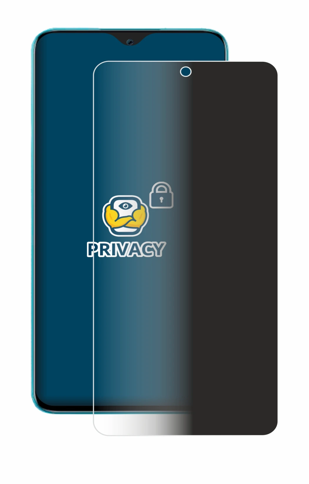 Image of the device Honor 90 Lite with a wide variety of screen protectors.