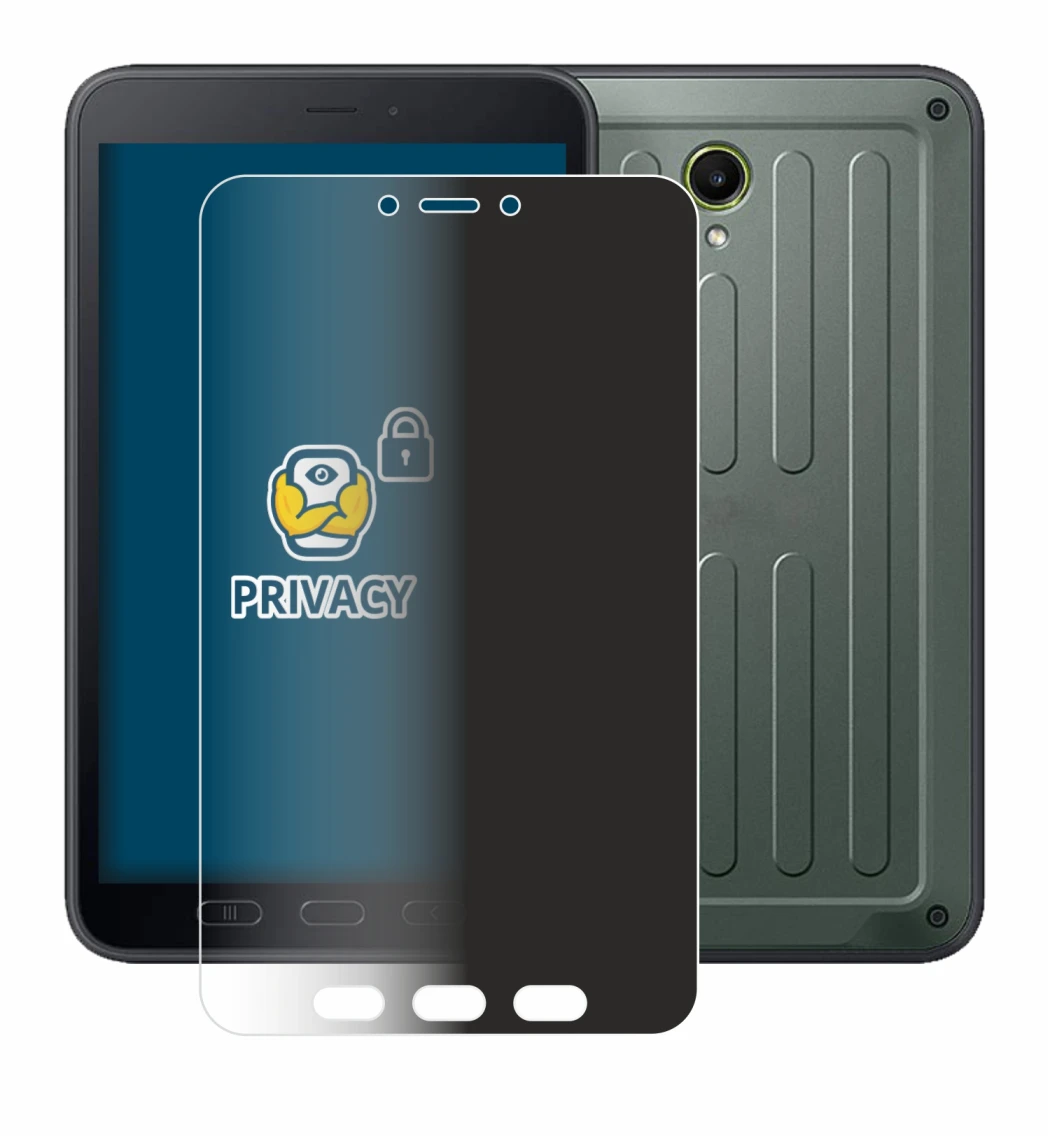 Image of the device Samsung Galaxy Tab Active 5 (portrait) with a wide variety of screen protectors.