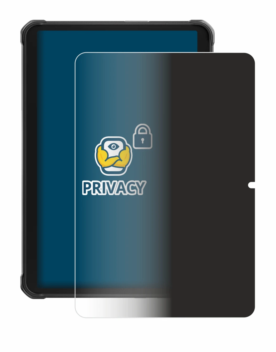 Image of the device Hotwav R8 with a wide variety of screen protectors.