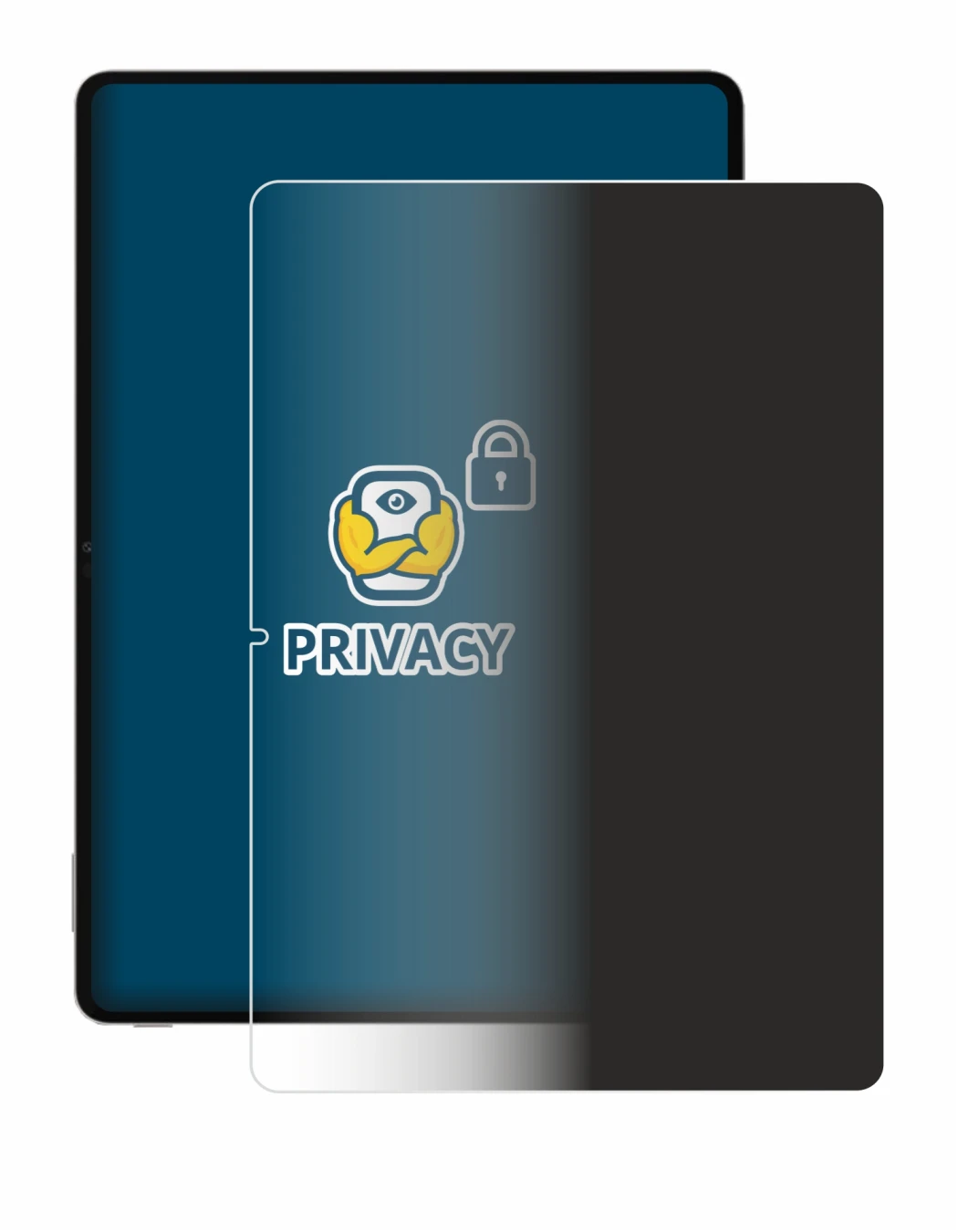 Image of the device Honor Pad V9 with a wide variety of screen protectors.