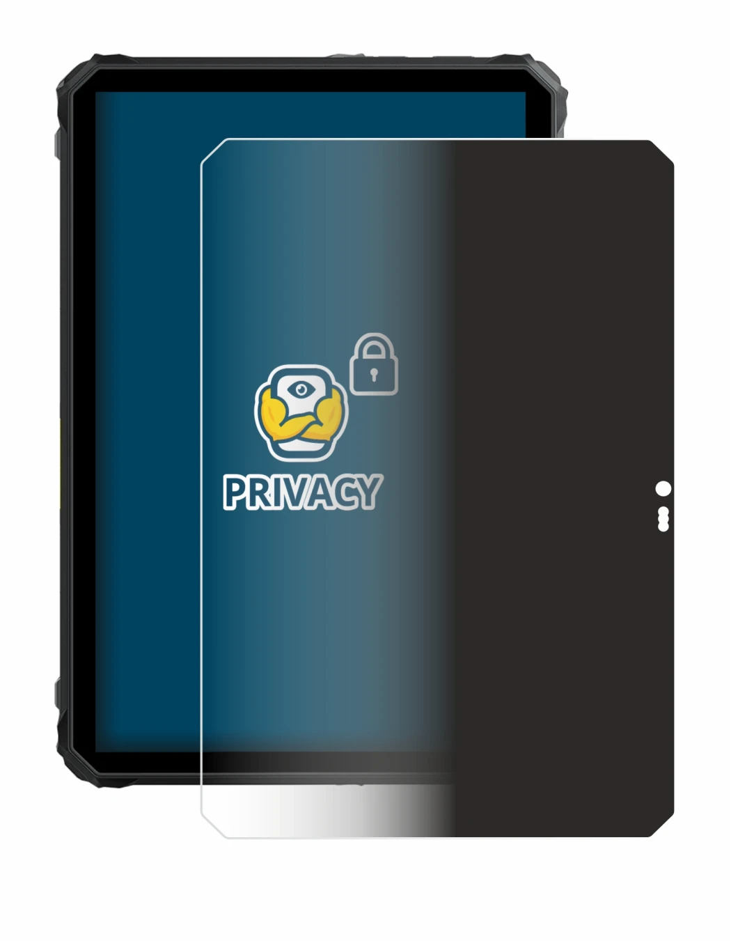 Image of the device Blackview Active 7 with a wide variety of screen protectors.