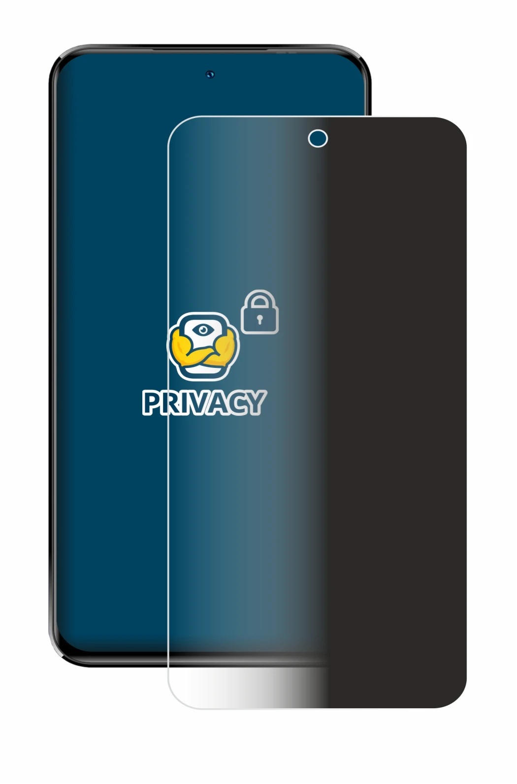 Image of the device Oukitel C68 Plus with a wide variety of screen protectors.