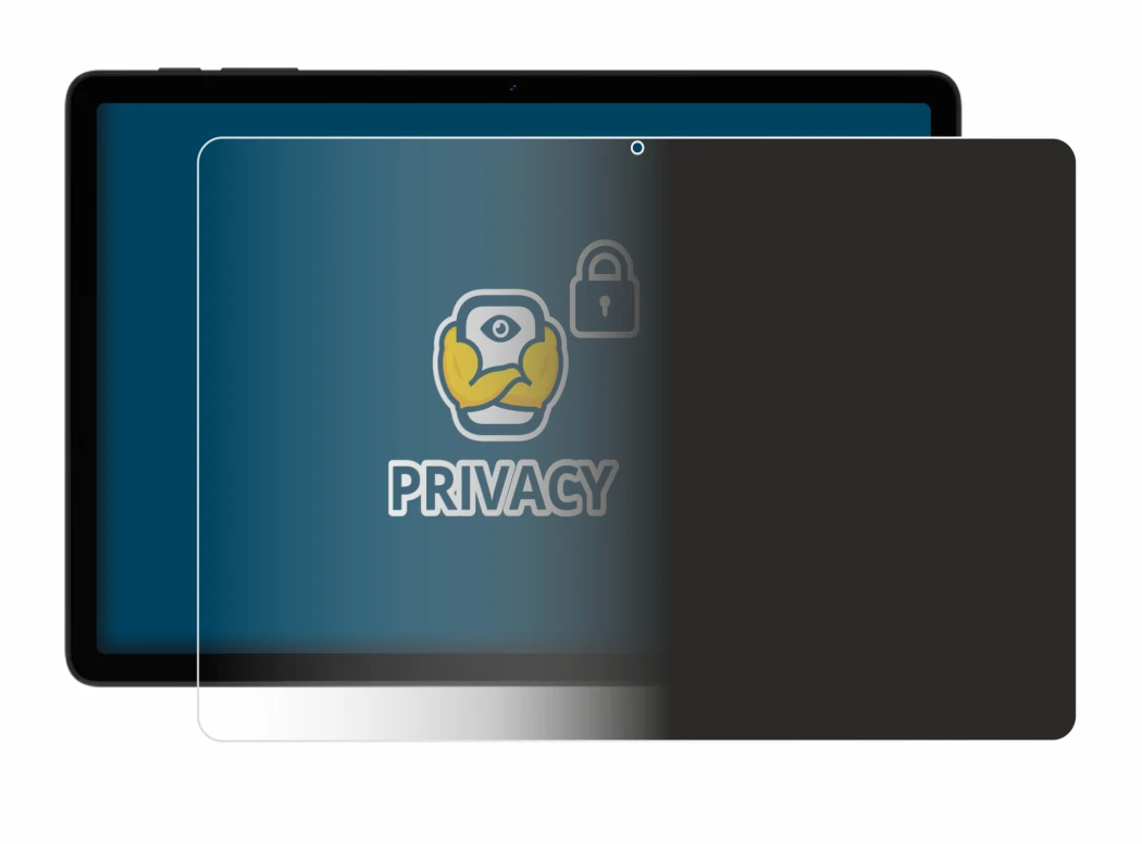 Image of the device Doogee Tab A9+ with a wide variety of screen protectors.