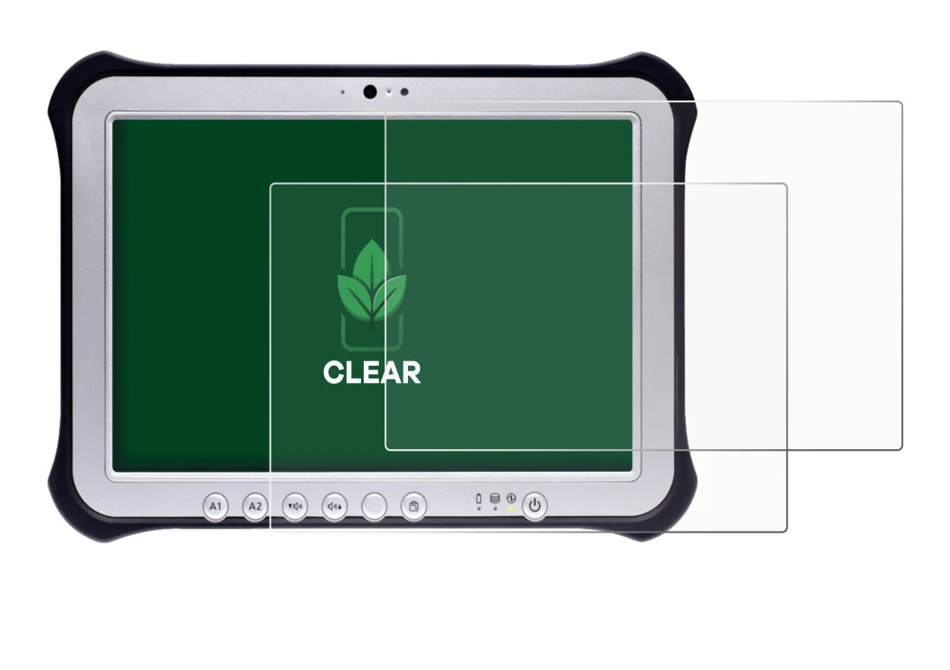 Image of the device Panasonic Toughpad FZ-G1 with a wide variety of screen protectors.