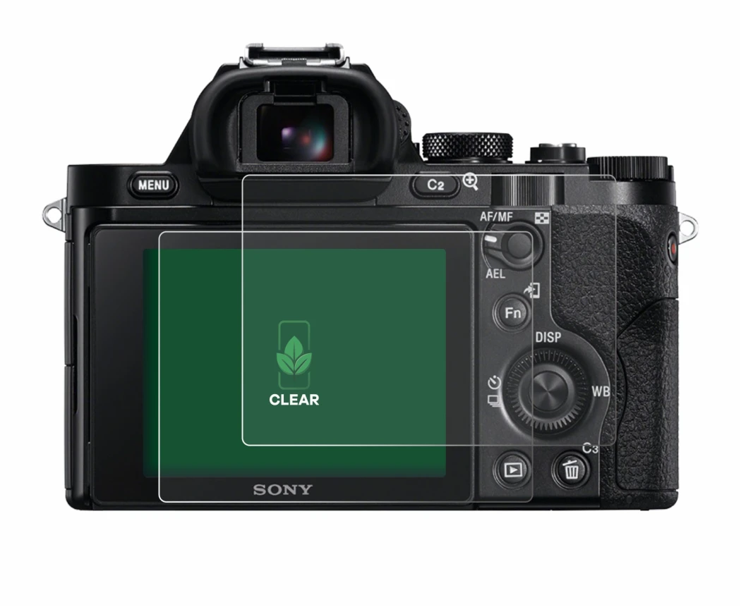 Image of the device Sony Alpha 7 (ILCE-7) with a wide variety of screen protectors.