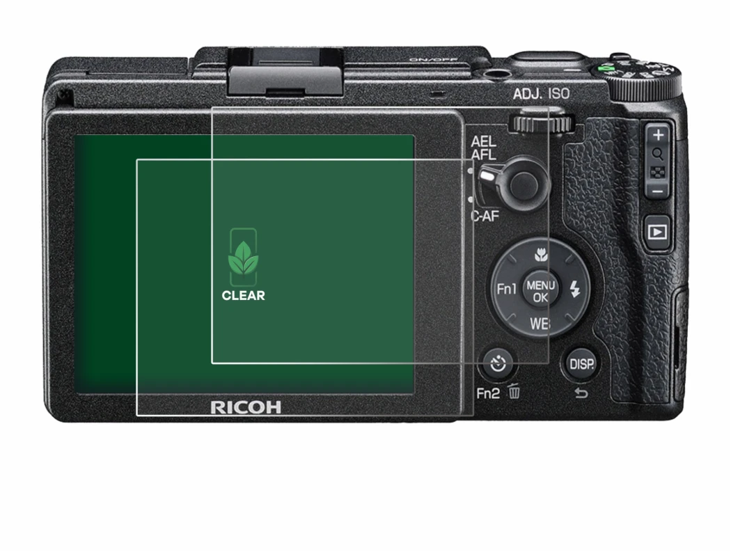 Image of the device Ricoh GR II 2015 with a wide variety of screen protectors.