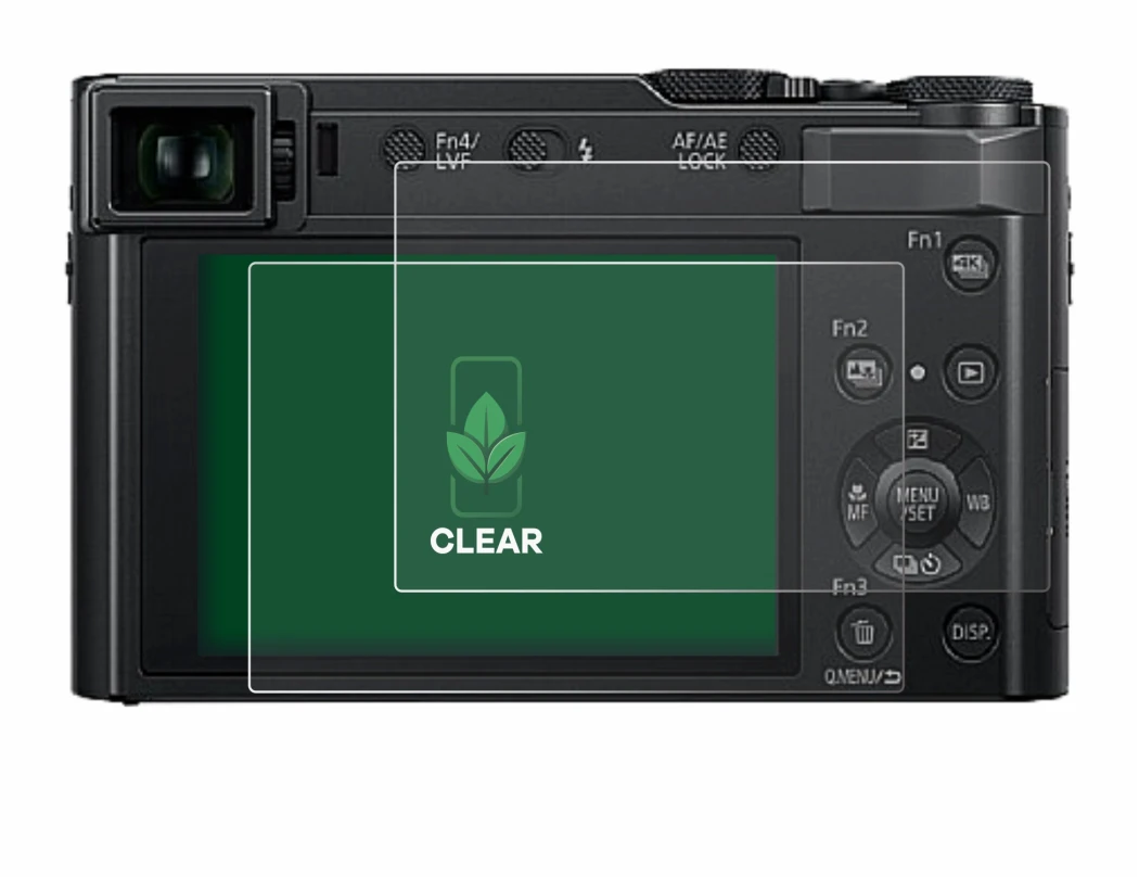 Image of the device Panasonic Lumix DC-TZ202 with a wide variety of screen protectors.