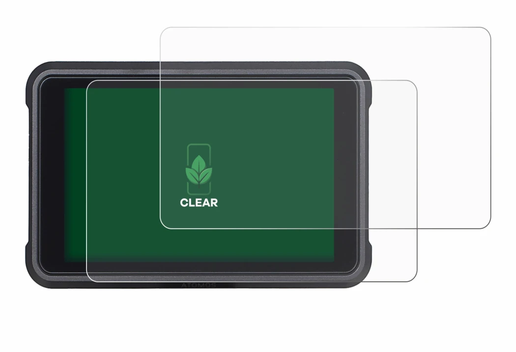 Image of the device Atomos Ninja V with a wide variety of screen protectors.