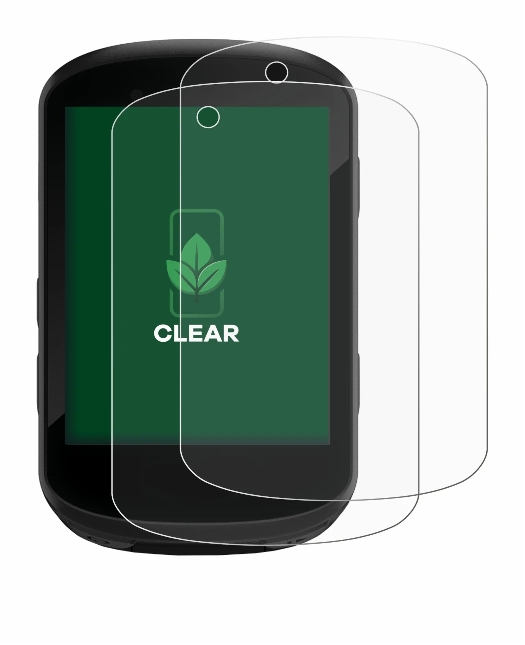 Image of the device Garmin Edge 530 with a wide variety of screen protectors.