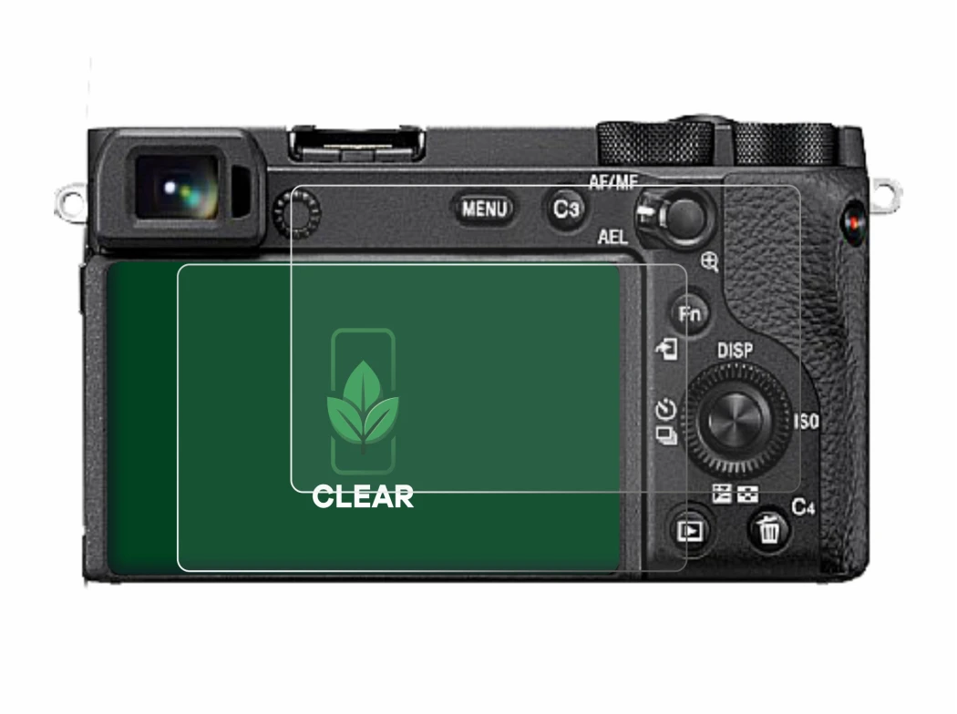 Image of the device Sony Alpha 6600 with a wide variety of screen protectors.