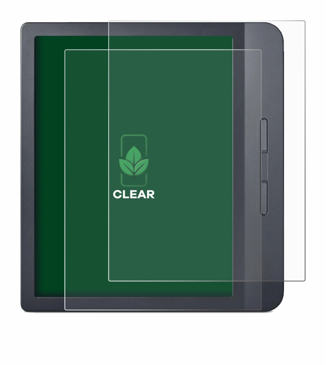 Image of the device Kobo Libra H2O with a wide variety of screen protectors.