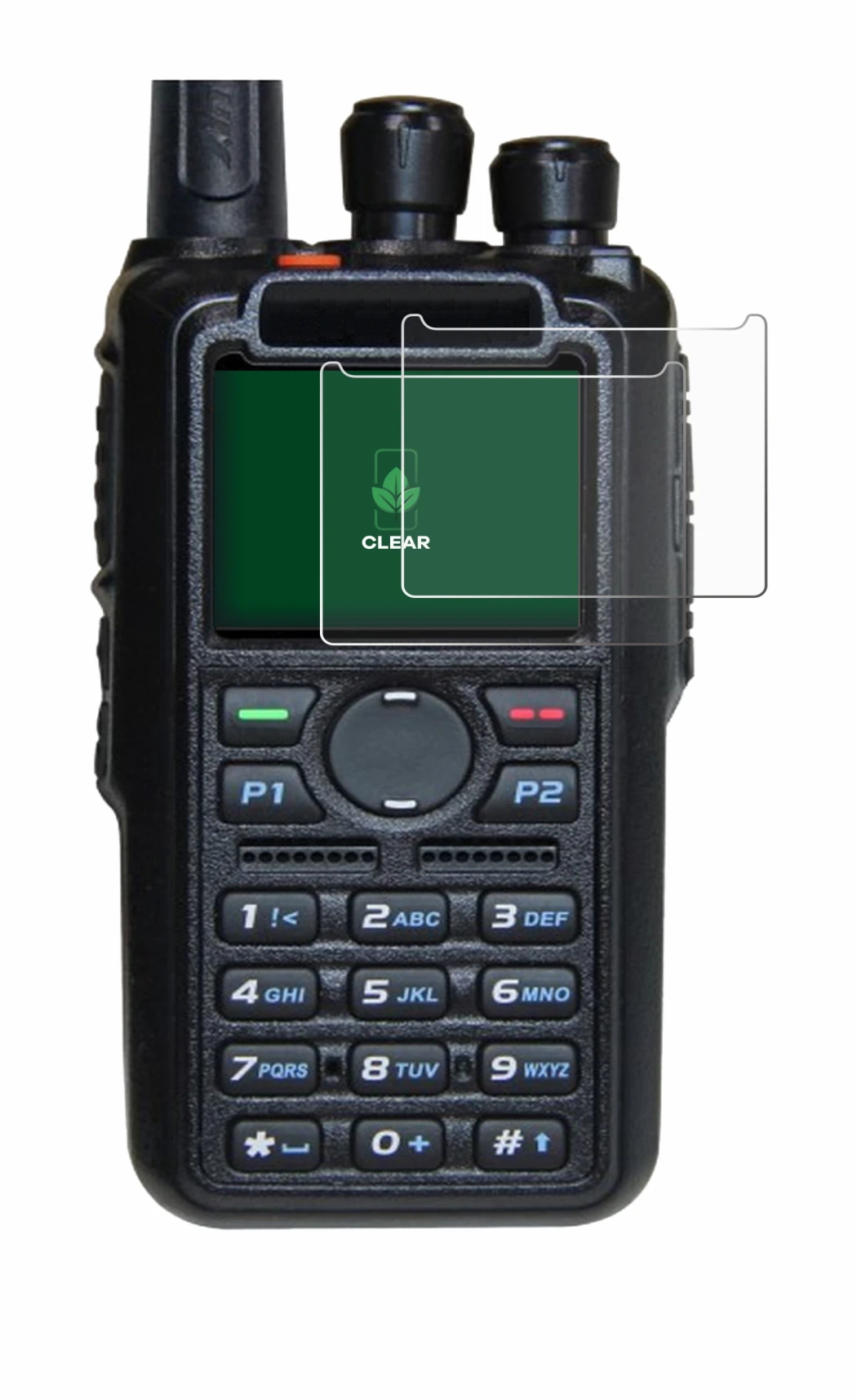 Image of the device AnyTone AT-D878UV Plus with a wide variety of screen protectors.