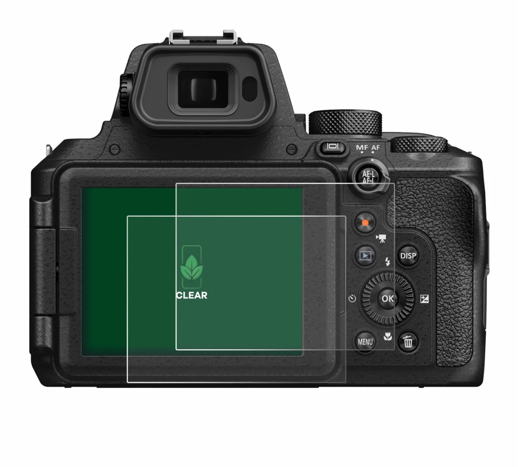 Image of the device Nikon Coolpix P950 with a wide variety of screen protectors.