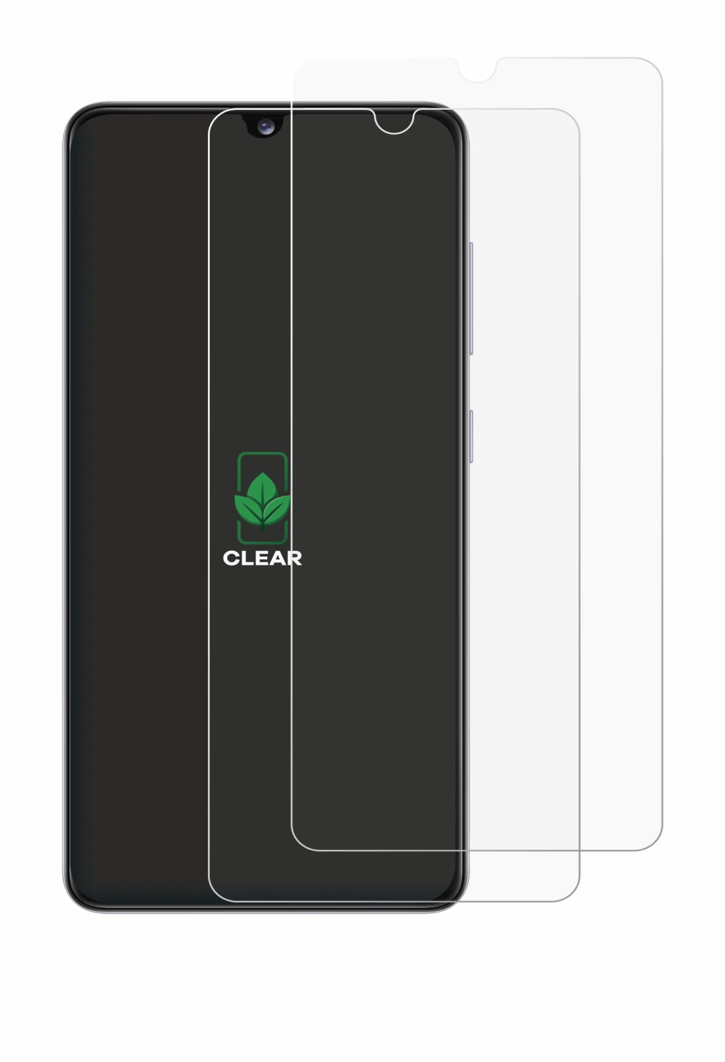 Image of the device Samsung Galaxy A41 with a wide variety of screen protectors.