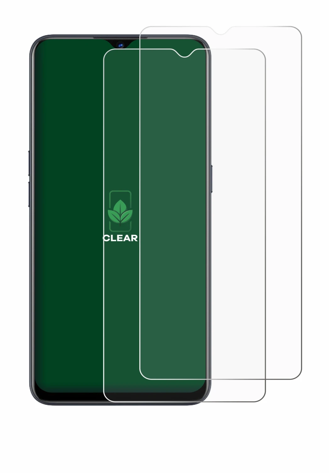 Image of the device Oppo Find X2 Lite with a wide variety of screen protectors.