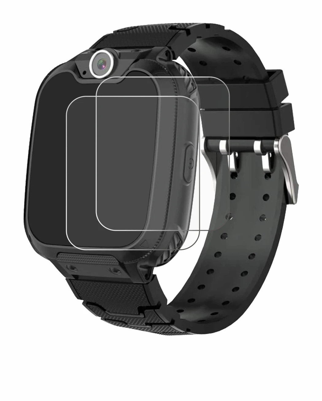 Image of the device Pthtechus G-612 with a wide variety of screen protectors.