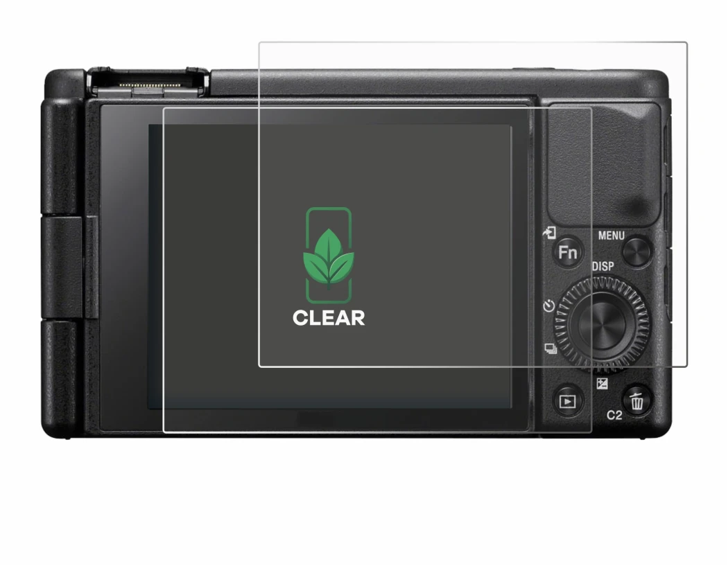 Image of the device Sony ZV-1 with a wide variety of screen protectors.