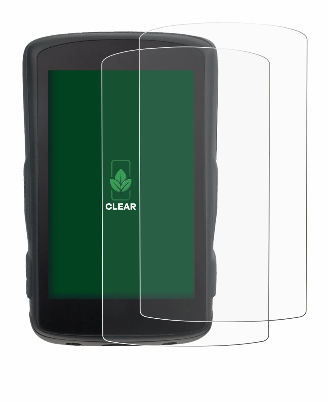 Image of the device Hammerhead Karoo 2 with a wide variety of screen protectors.