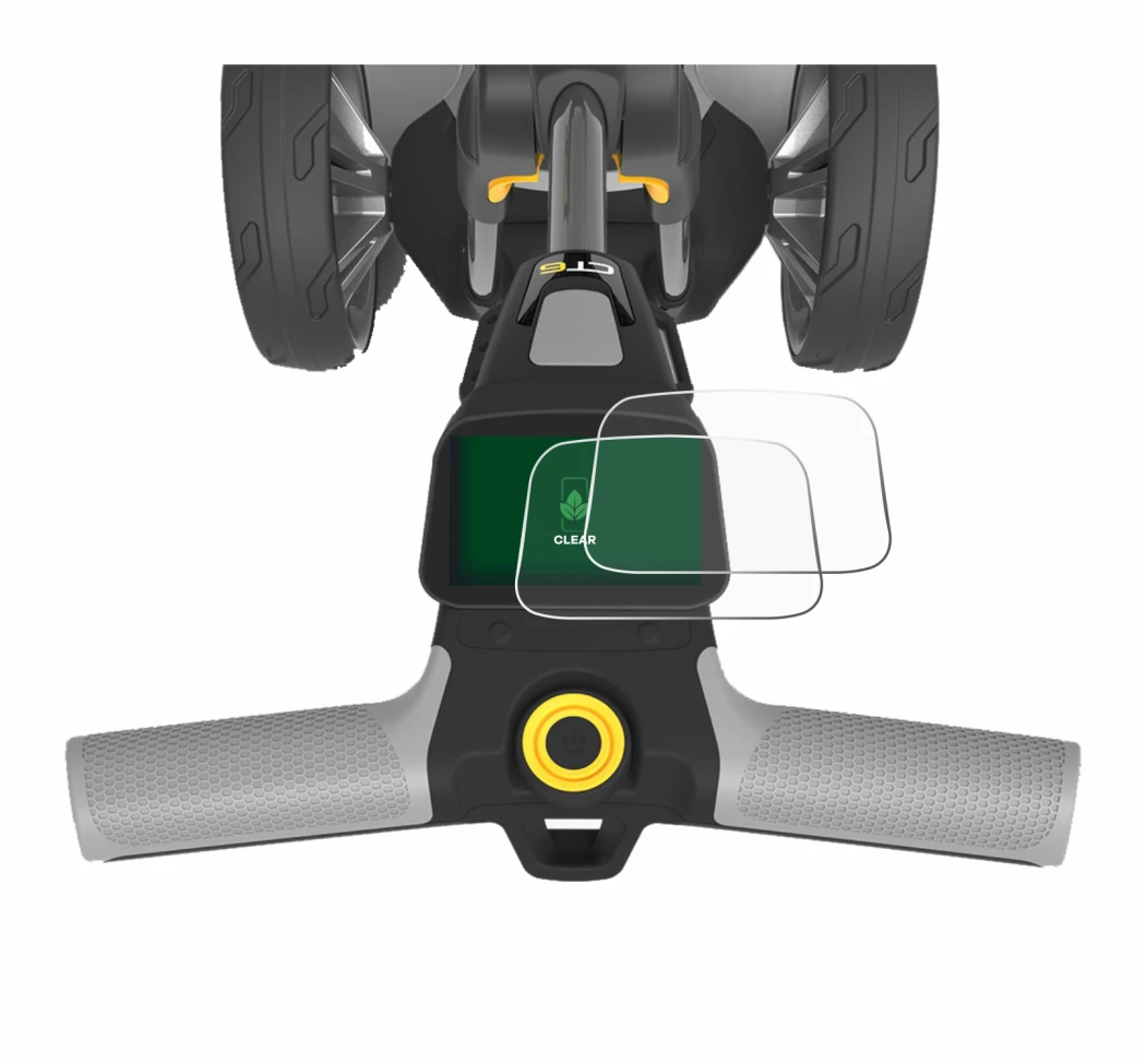 Image of the device PowaKaddy CT6 with a wide variety of screen protectors.