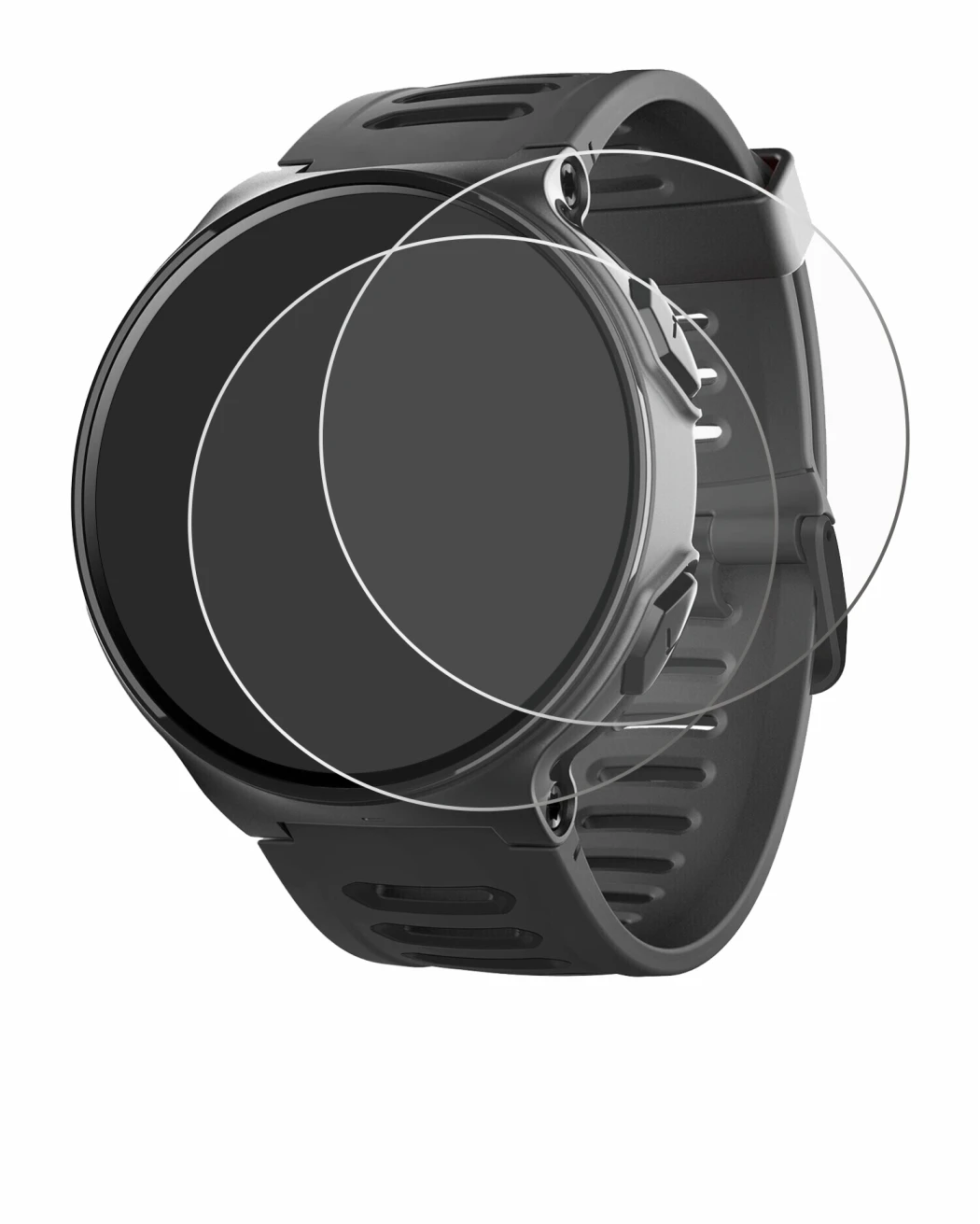 Image of the device Kiprun 500 with a wide variety of screen protectors.