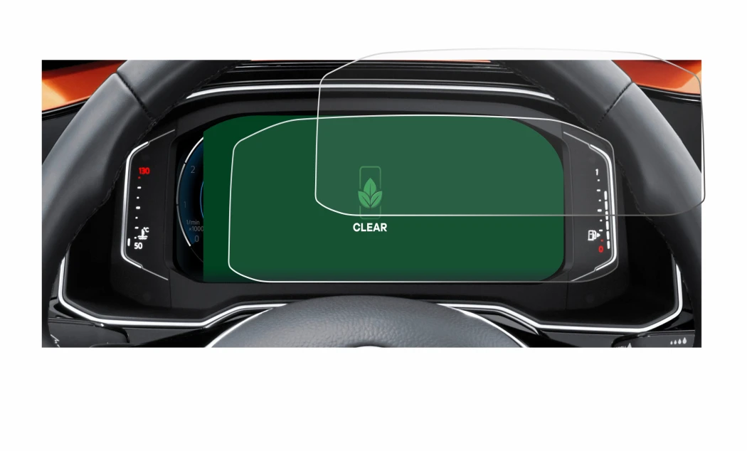Image of the device Volkswagen Polo 6 Digital Cockpit Pro with a wide variety of screen protectors.