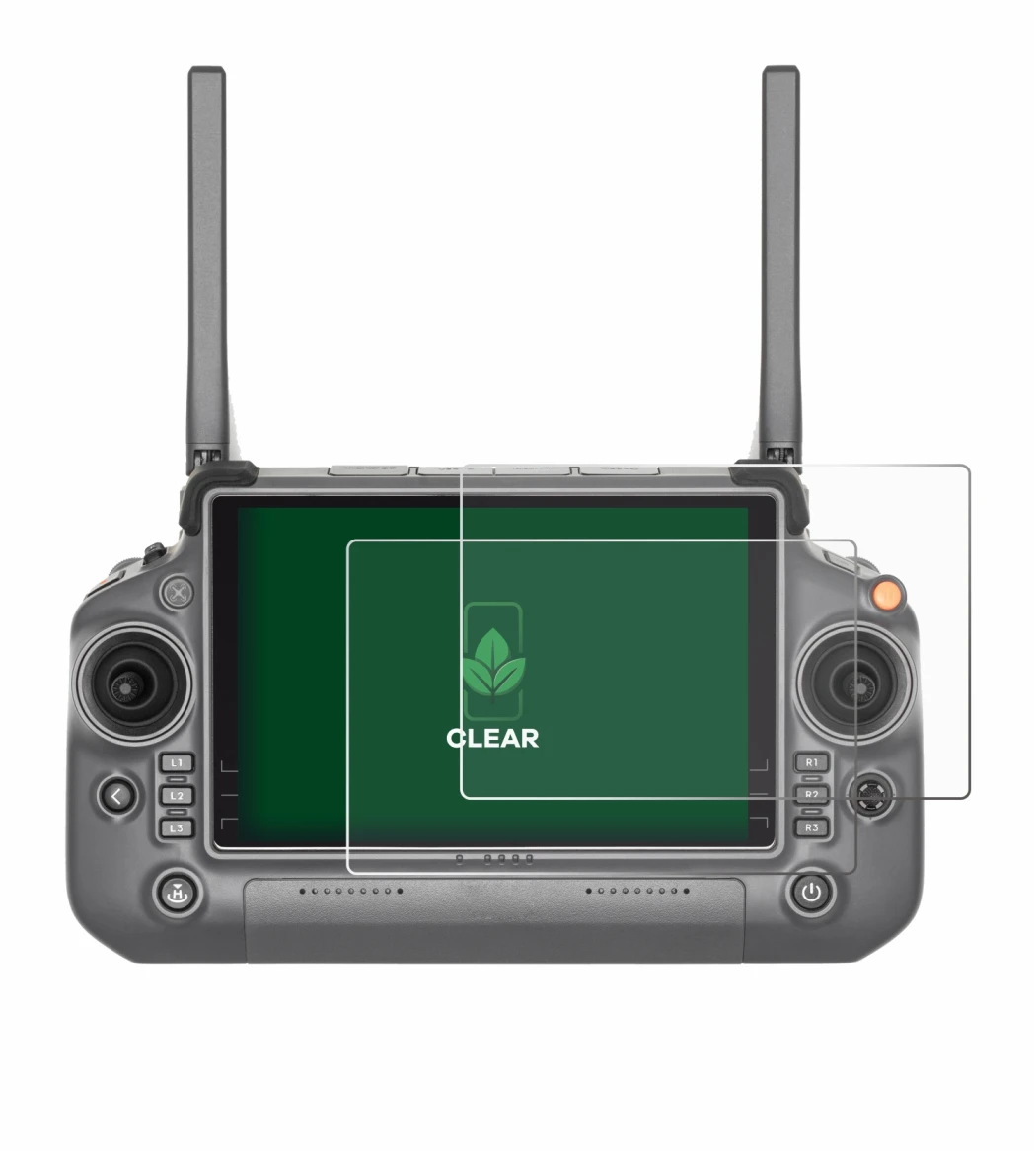 Image of the device DJI RC Plus with a wide variety of screen protectors.