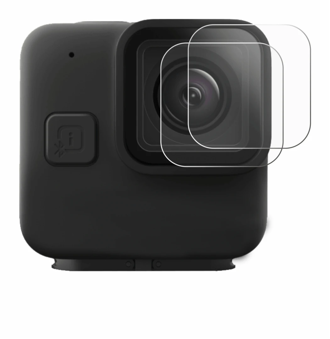 Image of the device GoPro Hero 11 mini Lens (housing) with a wide variety of screen protectors.