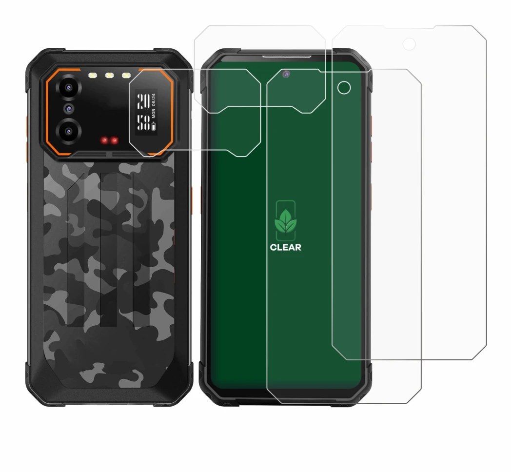 Image of the device iiiF150 B1 Pro (Front+Camera) with a wide variety of screen protectors.