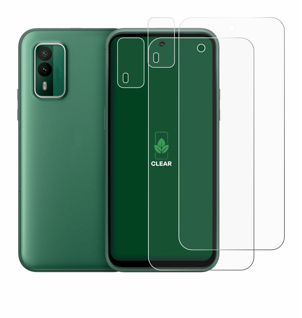 Image of the device Nokia XR21 (Front+Camera) with a wide variety of screen protectors.