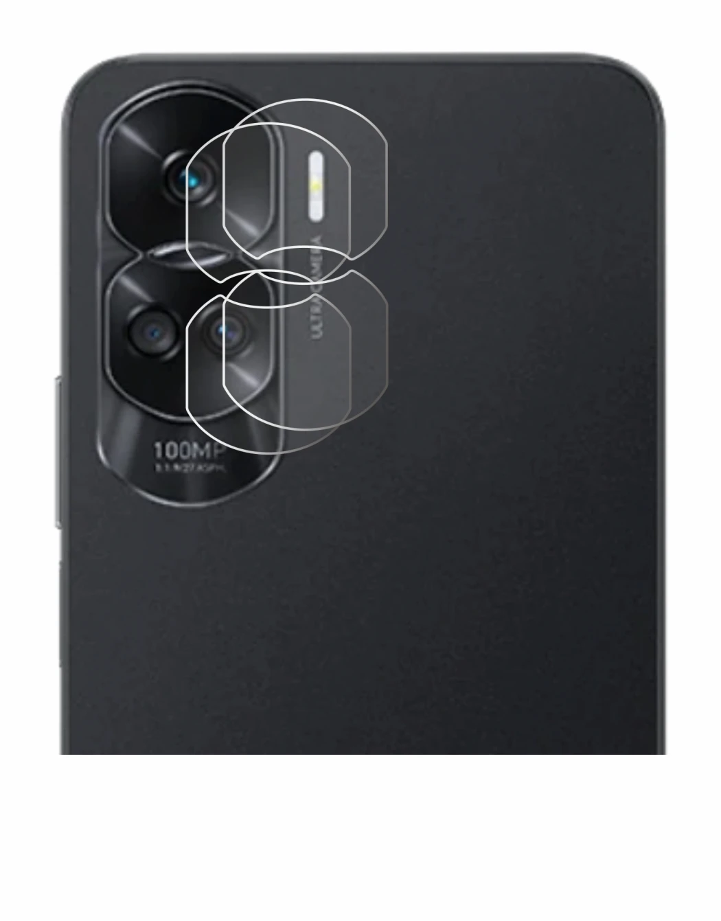 Image of the device Honor 90 Lite (ONLY Camera Lens) with a wide variety of screen protectors.