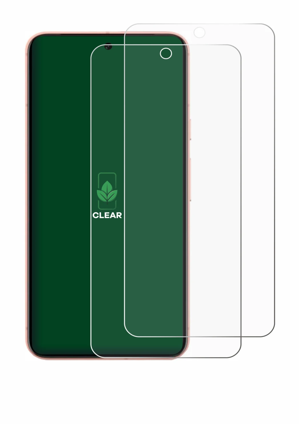 Image of the device Google Pixel 8 (case-friendly) with a wide variety of screen protectors.
