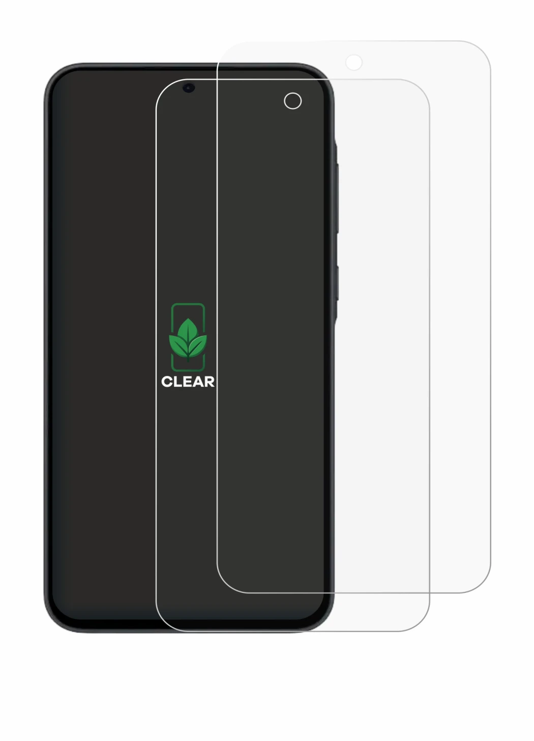 Image of the device Samsung Galaxy A35 5G with a wide variety of screen protectors.
