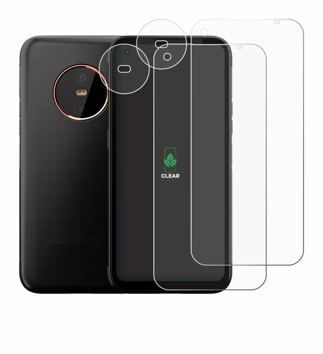 Image of the device Gigaset GX6 Pro (Front+Camera) with a wide variety of screen protectors.