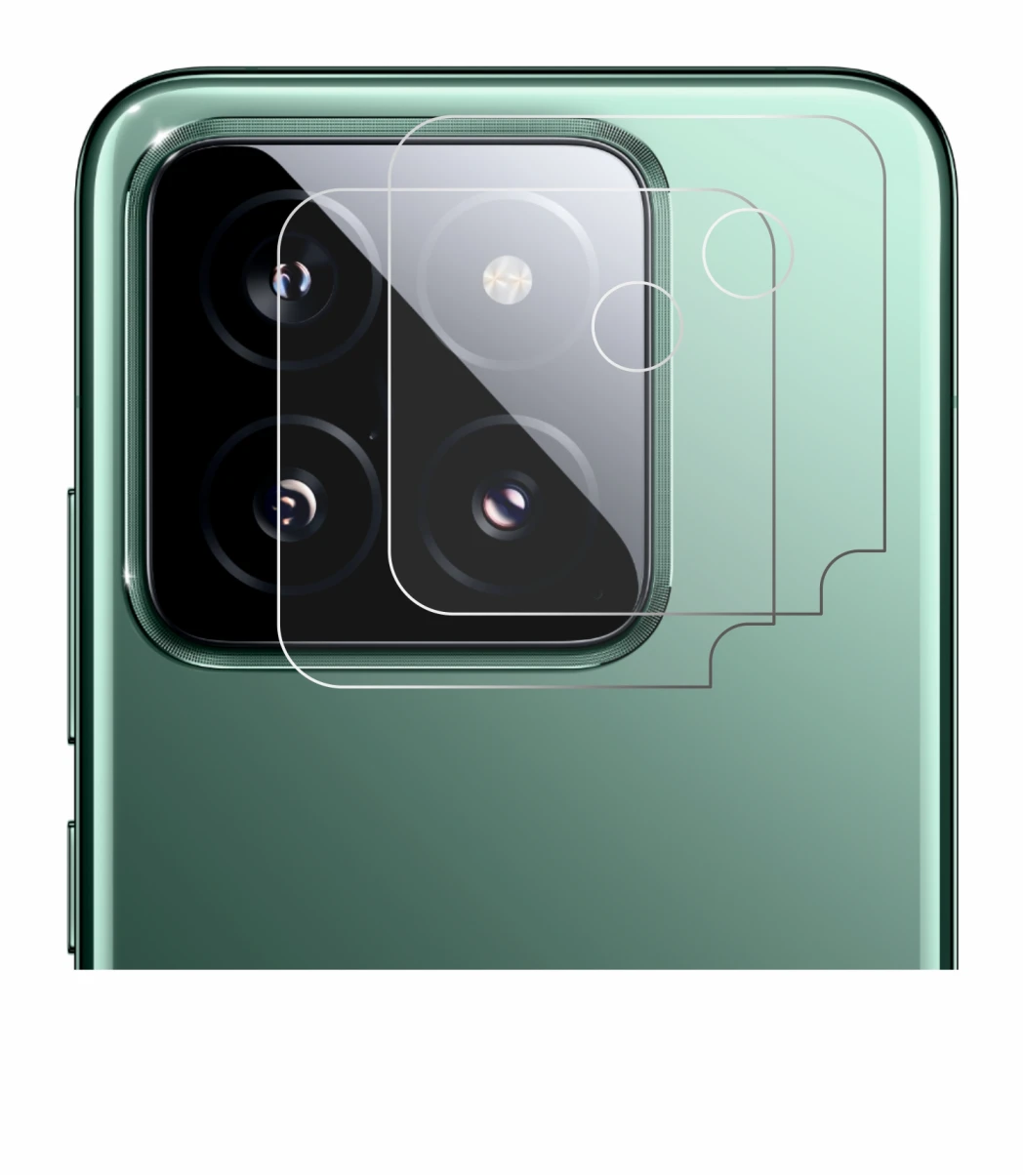 Image of the device Xiaomi 14 (ONLY Camera Lens) with a wide variety of screen protectors.