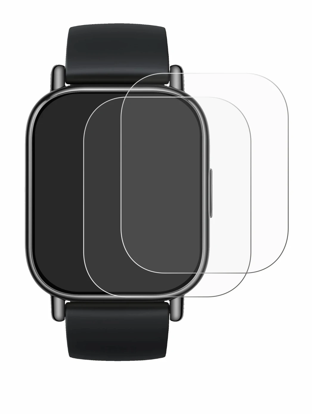 Image of the device Xiaomi Redmi Watch 5 Lite with a wide variety of screen protectors.