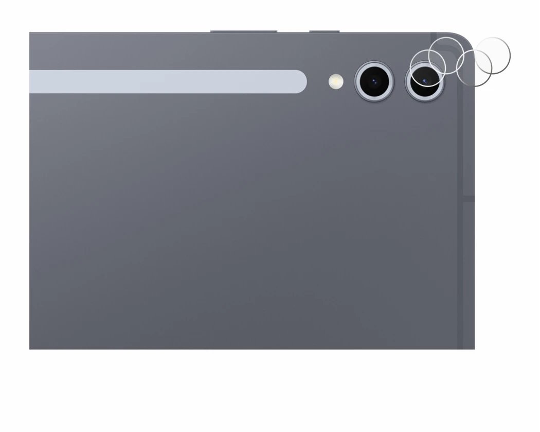 Image of the device Samsung Galaxy Tab S10 Plus WiFi (ONLY Camera Lens) with a wide variety of screen protectors.