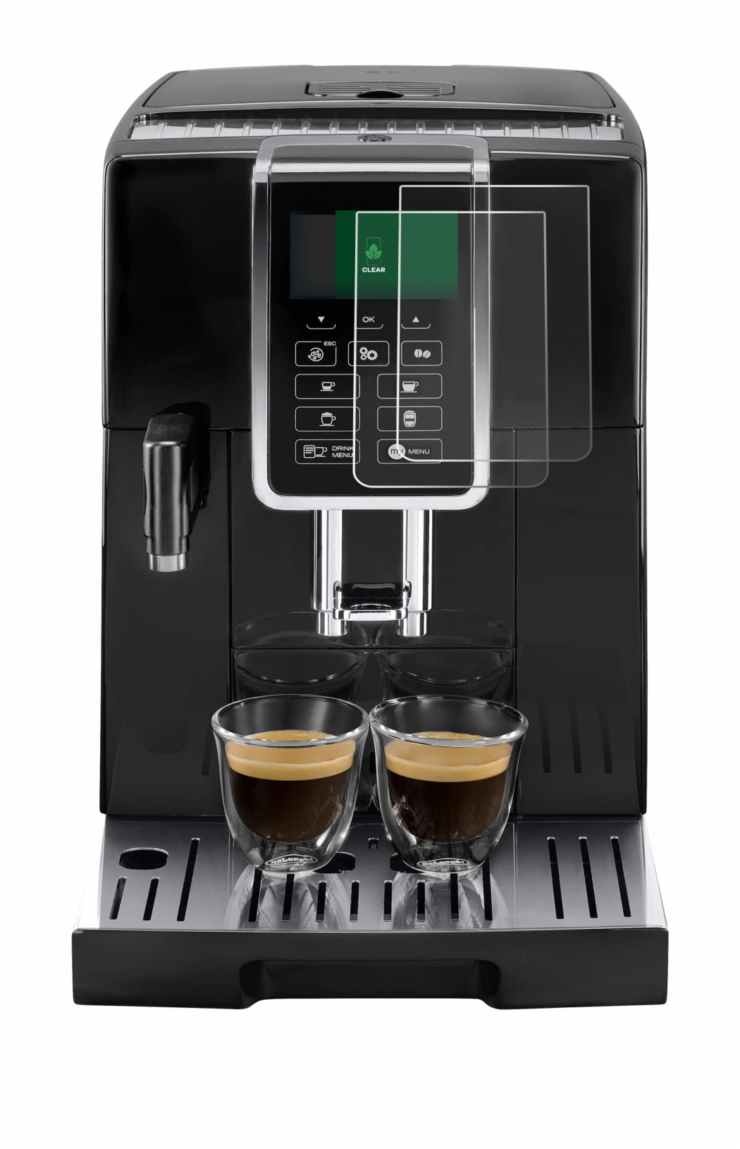 Image of the device DeLonghi Dinamica ECAM350.55 with a wide variety of screen protectors.