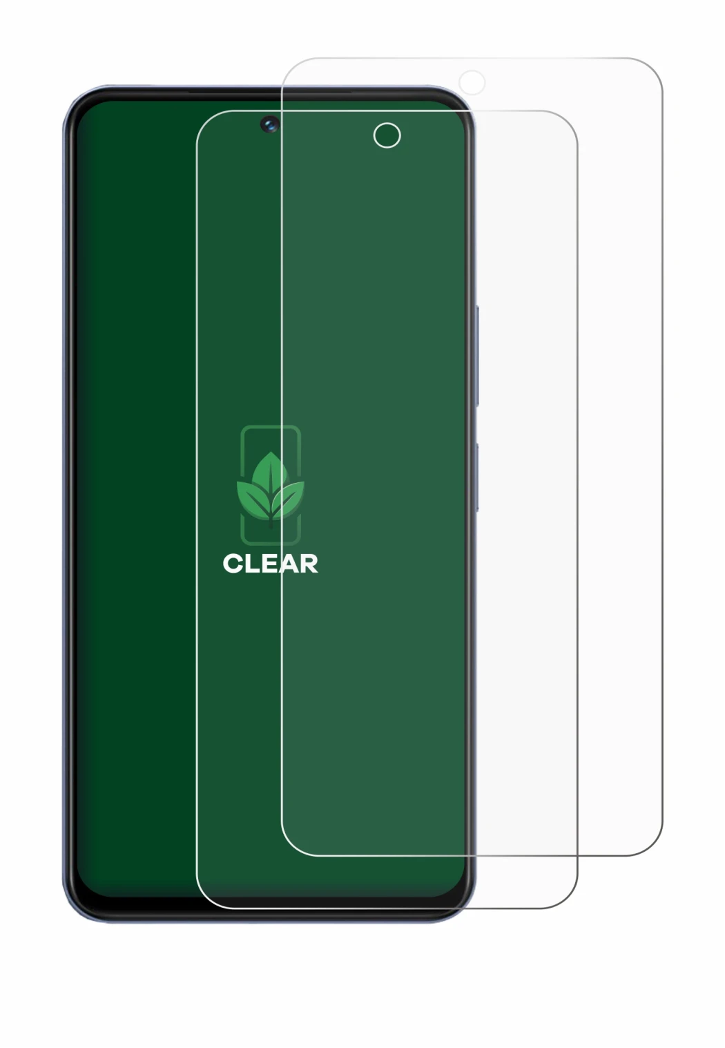 Image of the device Vivo Y19s with a wide variety of screen protectors.