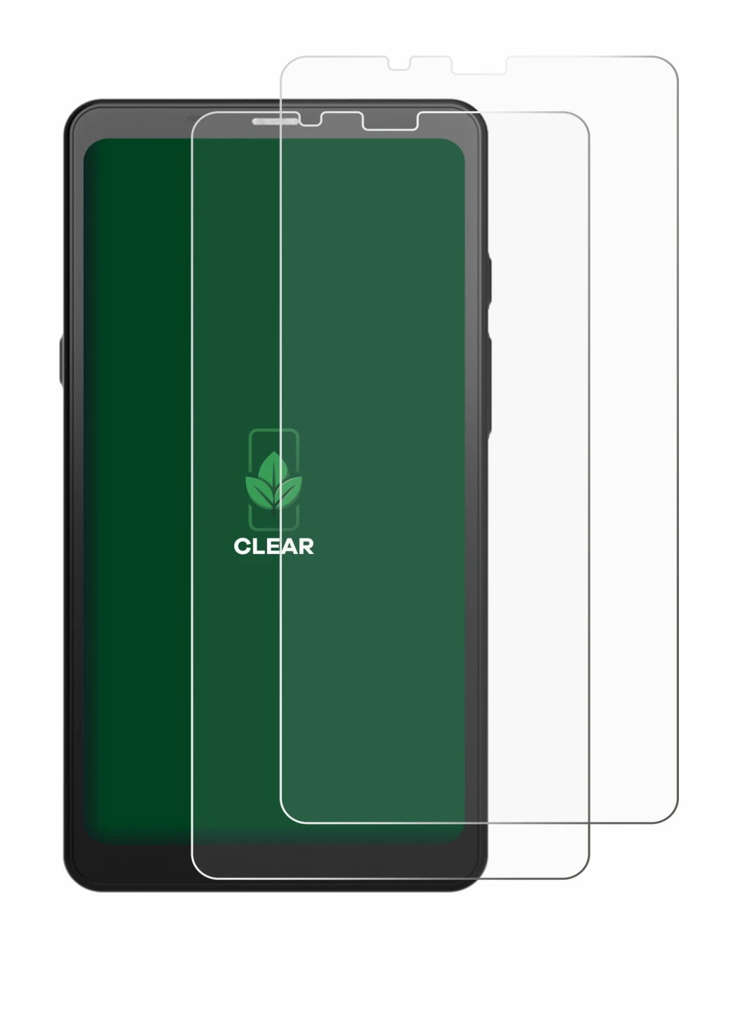 Image of the device Boox Palma 2 with a wide variety of screen protectors.