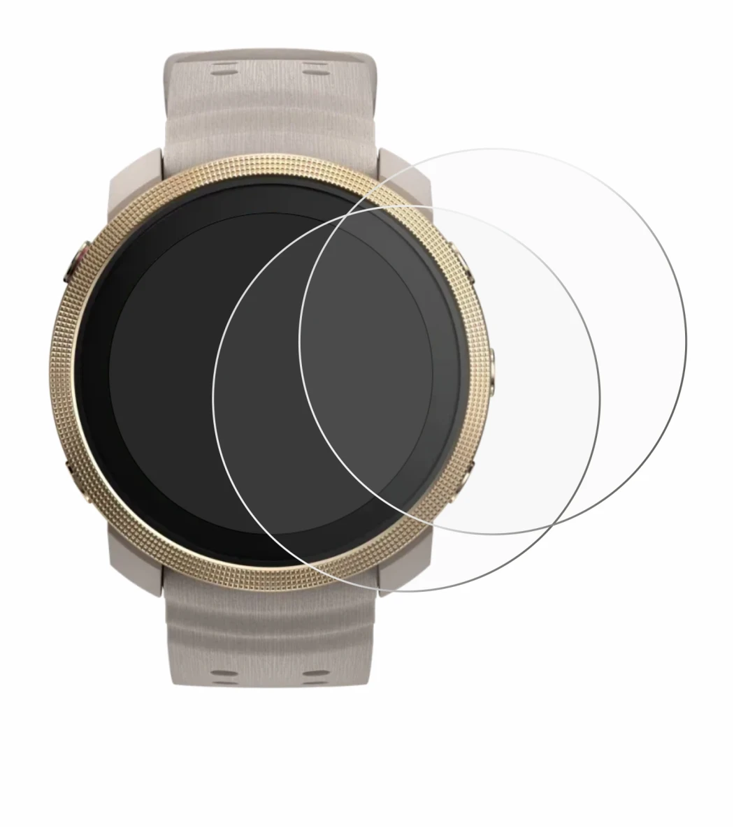 Image of the device Polar Vantage M3 with a wide variety of screen protectors.