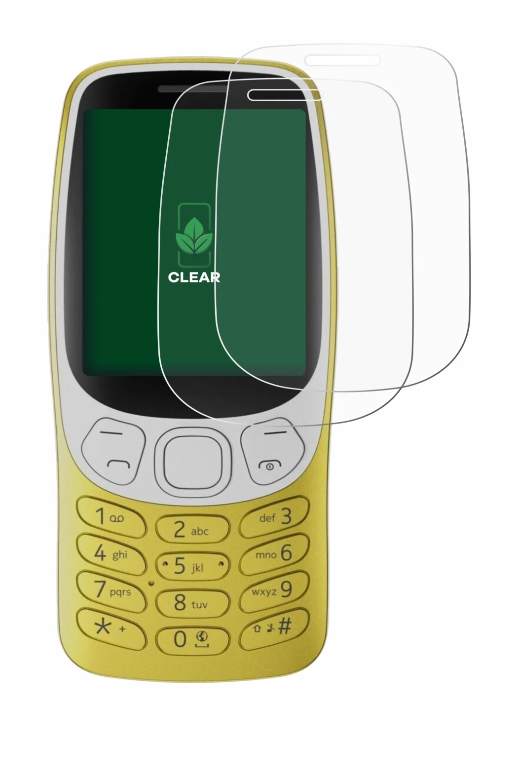 Image of the device Nokia 3210 with a wide variety of screen protectors.