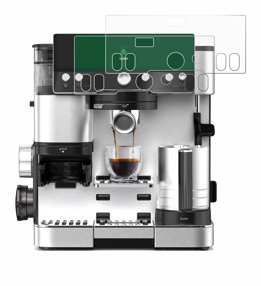 Image of the device Ninja Luxe Cafe Essential with a wide variety of screen protectors.