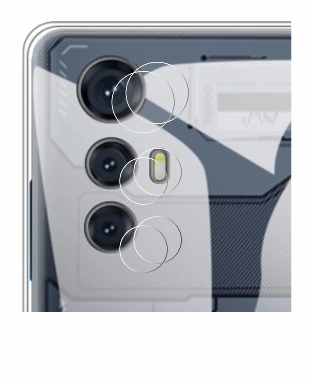 Image of the device Cubot Max 5 (ONLY Camera) with a wide variety of screen protectors.