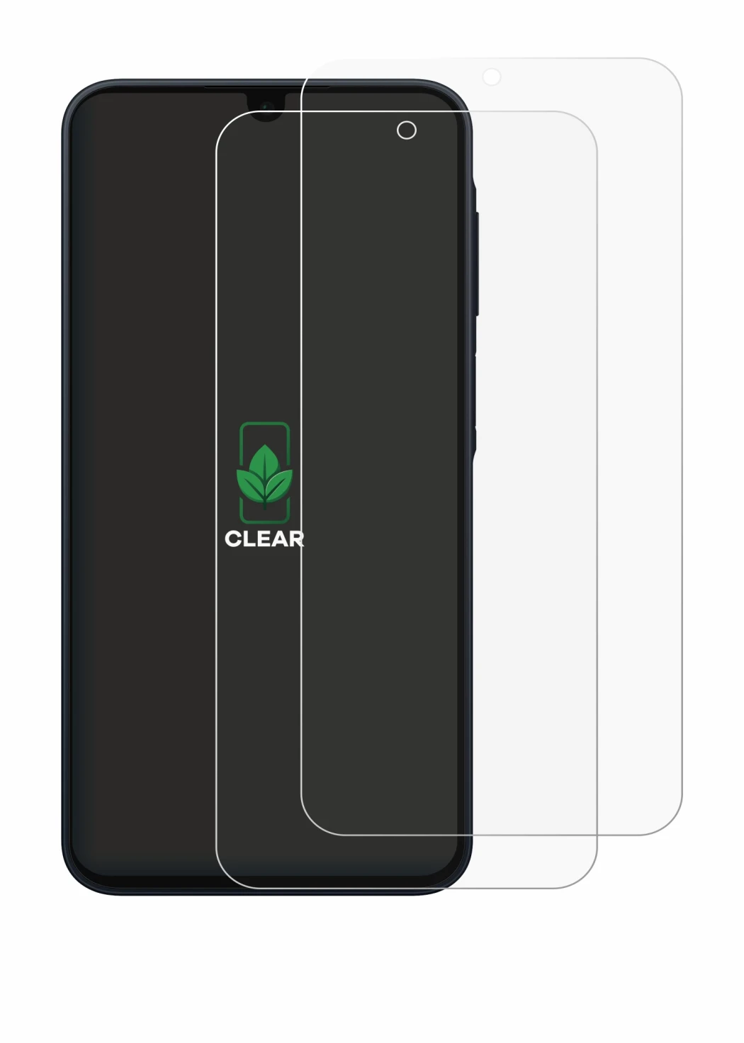 Image of the device Samsung Galaxy A16 4G with a wide variety of screen protectors.