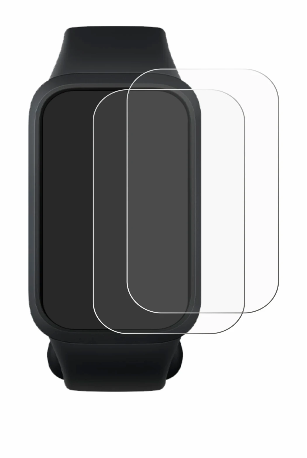 Image of the device Xiaomi Smart Band 9 Active with a wide variety of screen protectors.