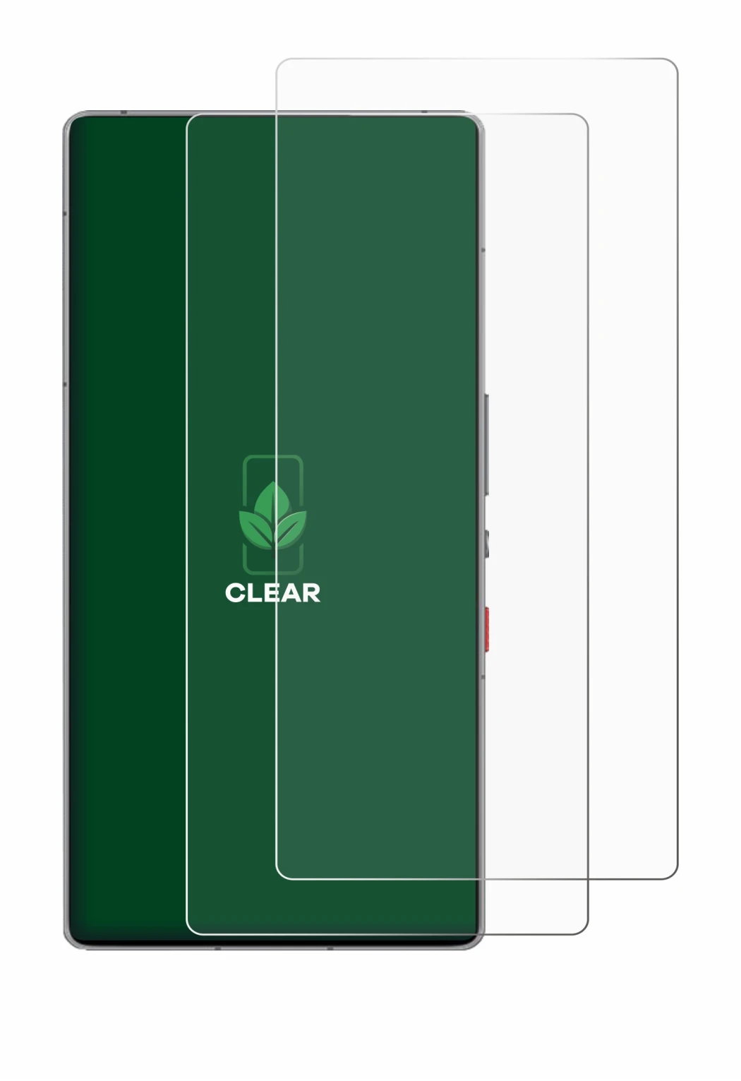 Image of the device ZTE Nubia Red Magic 10 Pro with a wide variety of screen protectors.