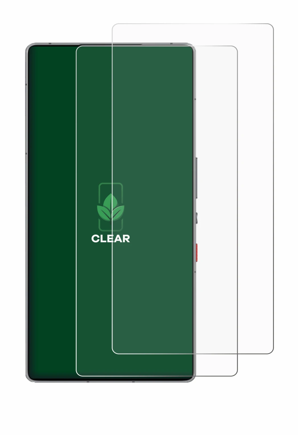 Image of the device ZTE Nubia Red Magic 10 Pro+ with a wide variety of screen protectors.