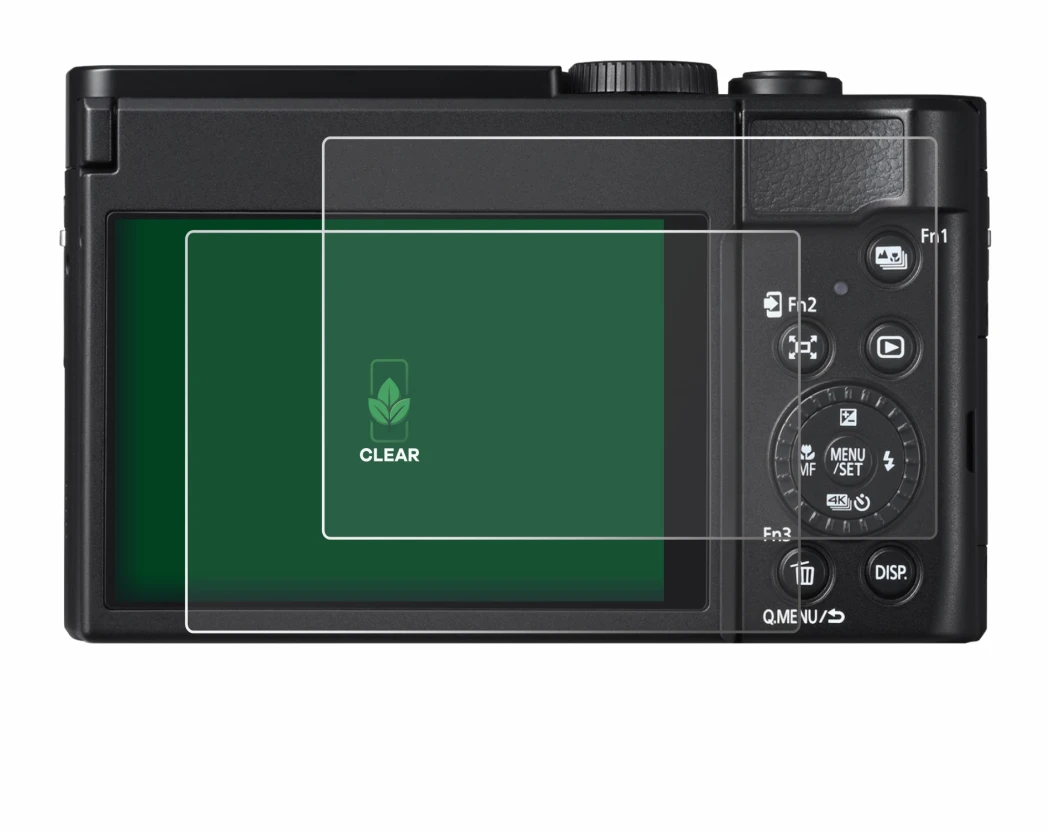 Image of the device Panasonic Lumix DC-TZ99 with a wide variety of screen protectors.